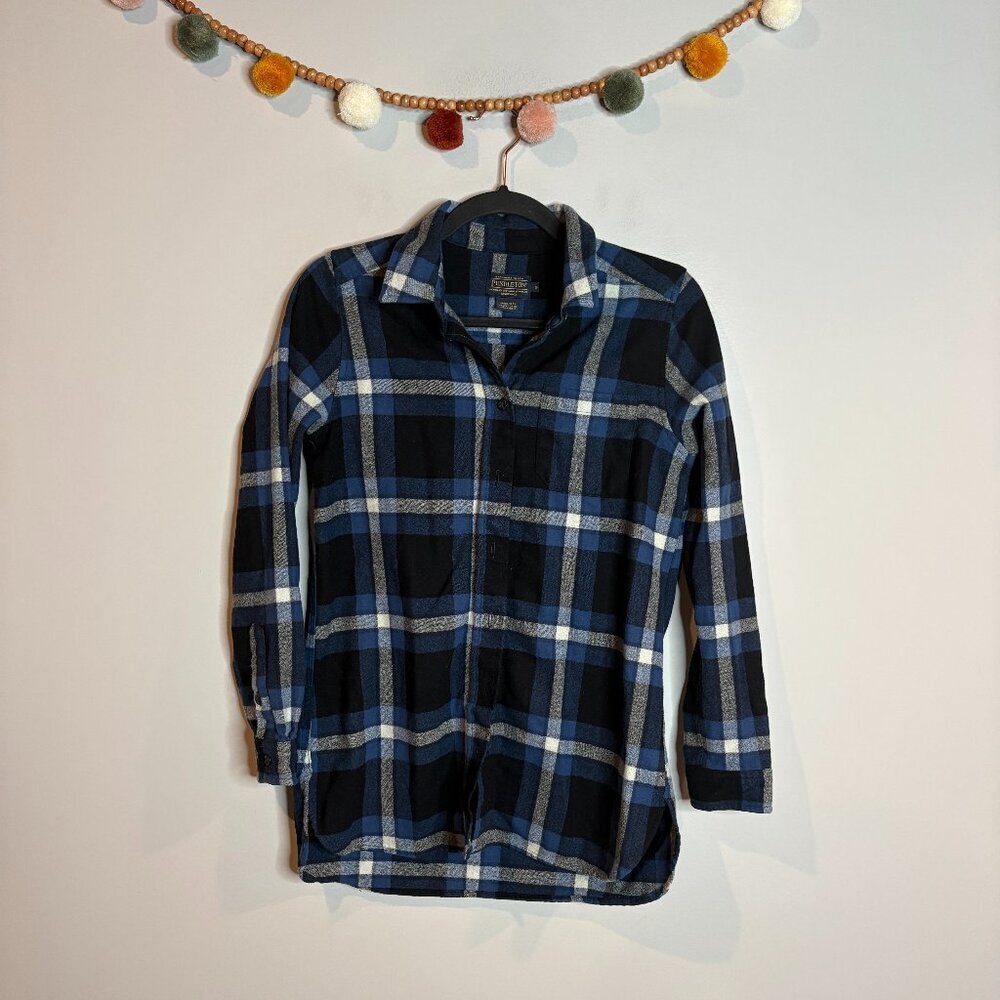 Pendleton plaid flannel button down shirt